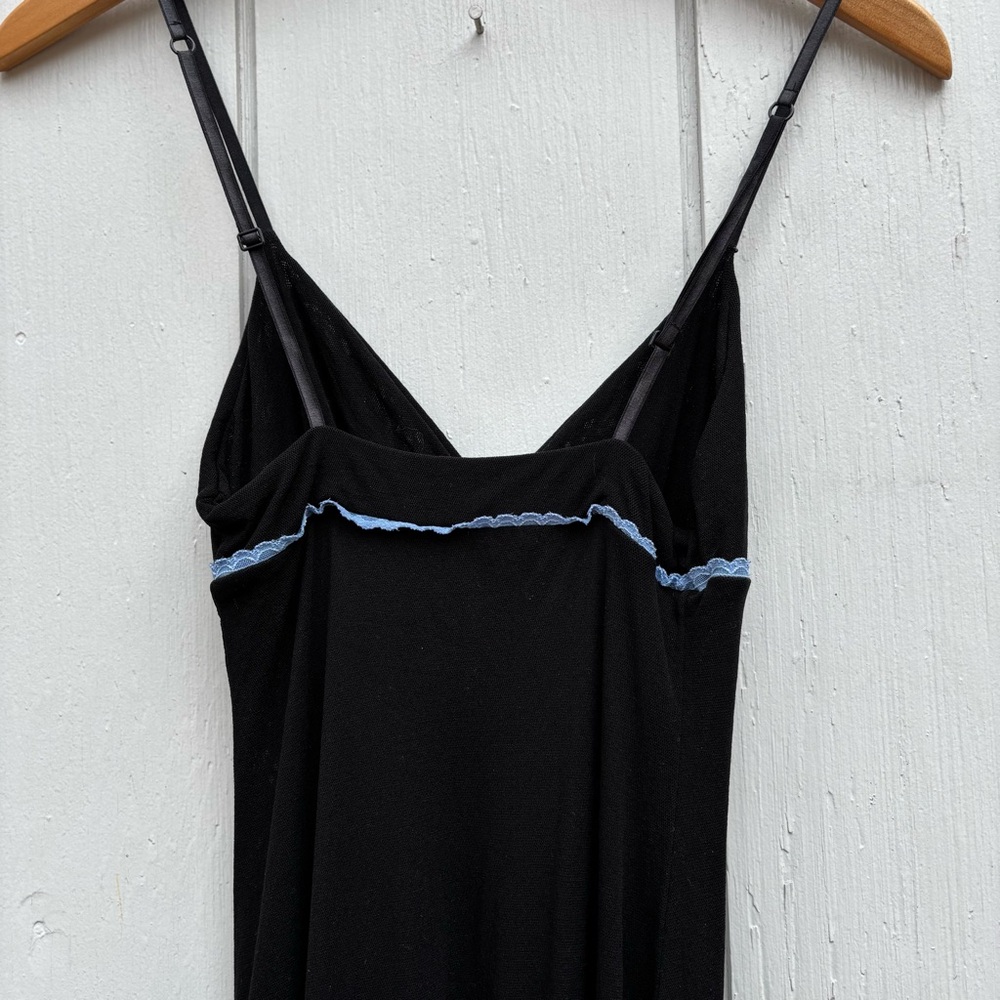 Cosabella Black Mesh Gown - Picture 7 of 8